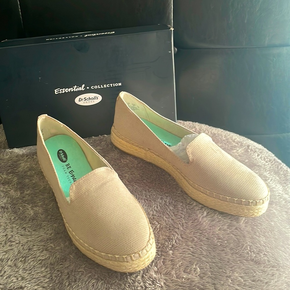 Dr Scholl's Find Me Espadrilles 7.0- Oyster/
